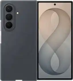 Coolblue Samsung Galaxy Z Fold 8 Ultra Siliconen Back Cover met Magneet Zwart aanbieding