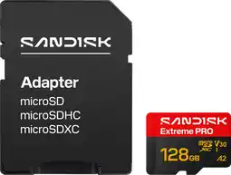 Coolblue SANDISK Extreme PRO microSDXC 128GB 120MB/s aanbieding