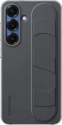 Coolblue Samsung S25 Standing Grip Back Cover Zwart aanbieding