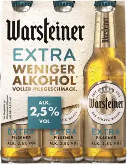 Dekamarkt Warsteiner Extra 2.5% 6x33 cl aanbieding