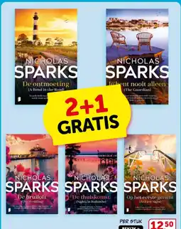 Boekenvoordeel Nicholas Sparks aanbieding
