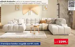 Woonsquare bekbank avalanche aanbieding