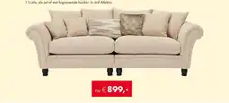 Woonsquare 1½-zits, als set met bijpassende hocker. In stof Atletico. aanbieding