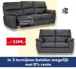 Woonsquare echt leder aanbieding