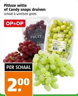 Poiesz Pitloze witte of Candy snaps druiven aanbieding