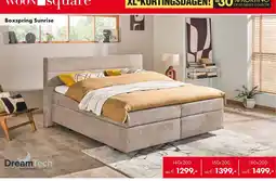 Woonsquare DreamTech Boxsprings Boxspring Sunrise aanbieding