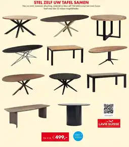 Woonsquare Lavie Suisse tafel aanbieding