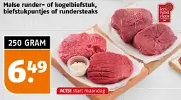 Poiesz Malse runder- of kogelbiefstuk, biefstukpuntjes of rundersteaks aanbieding