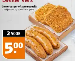 Poiesz Zomerburger of zomersaucijs aanbieding