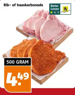 Poiesz Rib- of haaskarbonade aanbieding