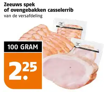 Poiesz Zeeuws spek of ovengebakken casselerrib aanbieding