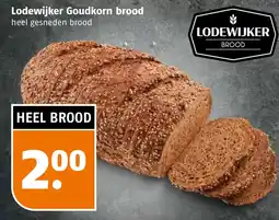 Poiesz Lodewijker Goudkorn brood aanbieding