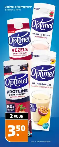 Poiesz Optimel drinkyoghurt aanbieding