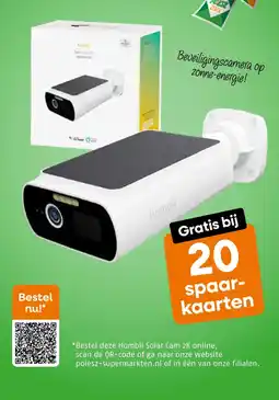 Poiesz Hombli Solar Cam 2K aanbieding