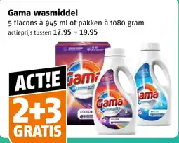 Poiesz Gama wasmiddel aanbieding