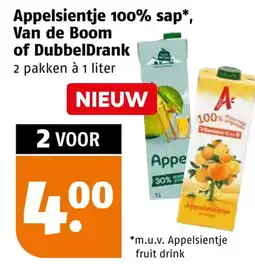 Poiesz Appelsientje 100% sap* aanbieding