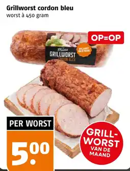 Poiesz Grillworst cordon bleu aanbieding