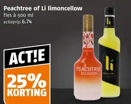 Poiesz Peachtree of Li limoncellow aanbieding