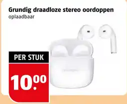 Poiesz Grundig draadloze stereo oordoppen aanbieding