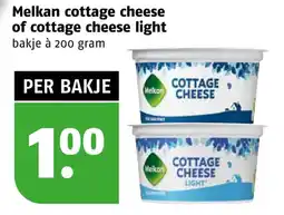 Poiesz Melkan cottage cheese of cottage cheese light aanbieding