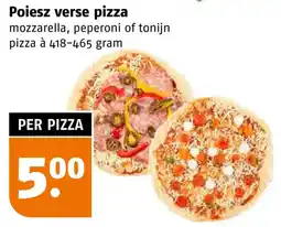 Poiesz Poiesz verse pizza aanbieding