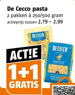 Poiesz De Cecco pasta aanbieding
