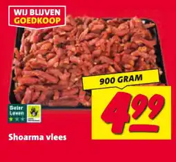Nettorama Shoarma vlees aanbieding