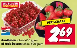 Nettorama Aardbeien of rode bessen aanbieding