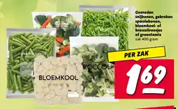 Nettorama Gesneden snijbonen, gebroken sperziebonen, bloemkool- of broccoliroosjes of groentemix aanbieding