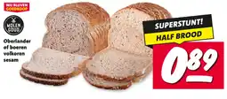 Nettorama Oberlander of boeren volkoren sesam aanbieding