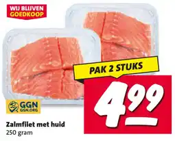 Nettorama Zalmfilet met huid aanbieding