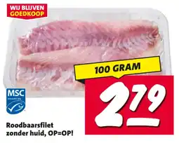 Nettorama Roodbaarsfilet aanbieding