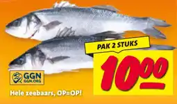 Nettorama Hele zeebaars aanbieding