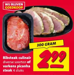 Nettorama Ribsteak culinair aanbieding