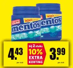 Nettorama Mentos aanbieding
