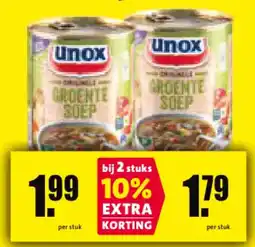 Nettorama Unox groente soep aanbieding