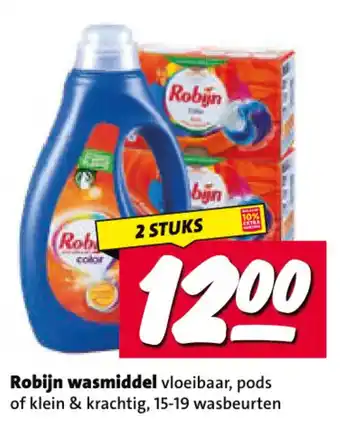 Nettorama Robijn wasmiddel aanbieding