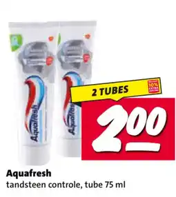 Nettorama Aquafresh tandsteen controle aanbieding