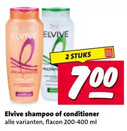 Nettorama Elvive shampoo of conditioner aanbieding