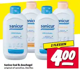 Nettorama Sanicur bad & douchegel aanbieding