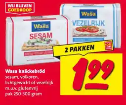 Nettorama Wasa knäckebröd aanbieding