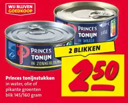 Nettorama Princes tonijnstukken aanbieding