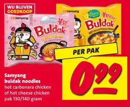 Nettorama Samyang buldak noodles aanbieding
