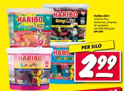 Nettorama Haribo silo's sourmix fizz, kindermix, dropmix of candymix aanbieding