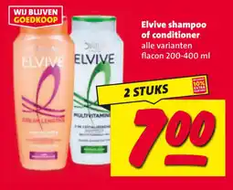 Nettorama Elvive shampoo of conditioner aanbieding