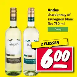 Nettorama Andes chardonnay of sauvignon blanc aanbieding