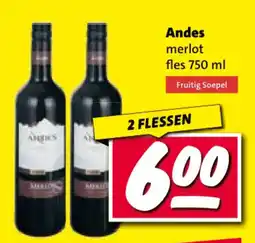 Nettorama Andes merlot aanbieding