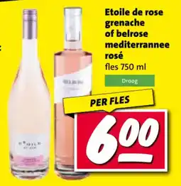 Nettorama Etoile de rose grenache of belrose mediterrannee rosé aanbieding
