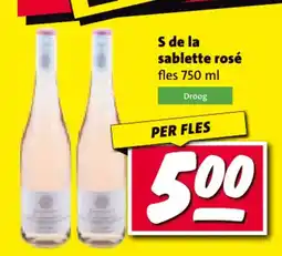 Nettorama S de la sablette rosé aanbieding