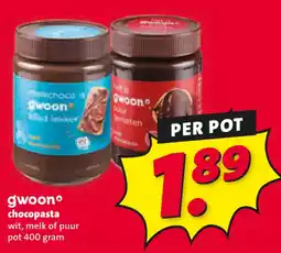 Nettorama gwoon° chocopasta aanbieding